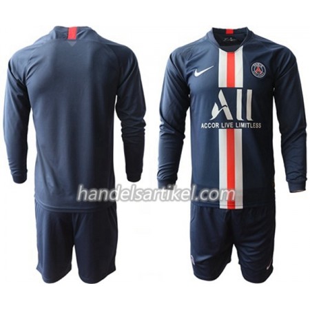 Paris Saint-Germain Kinder Heim Trikotsatz 2019/20 Langarm (+ Kurze Hosen)